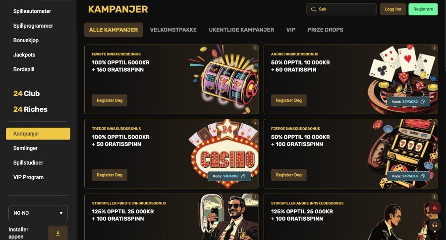 24Casino Kampanjer