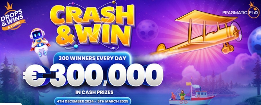 Pragmatic Play lanserer stor Crash & Win-turnering til jul