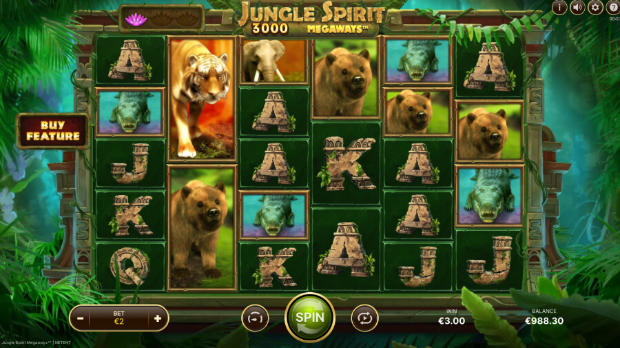 Jungle Spirit Megaways™ hovedspill