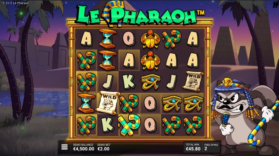 Free spins med Luck of The Pharaoh og Super Luck of the Pharaoh