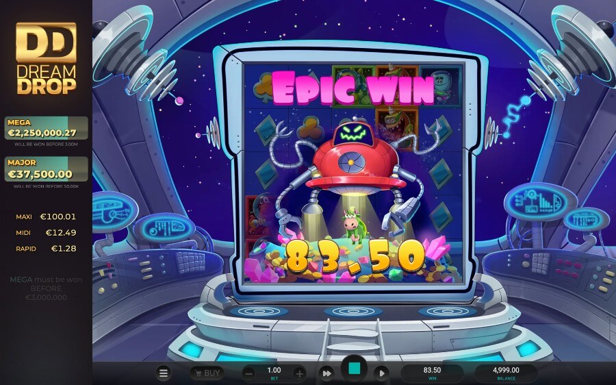 Space Attacks Dream Drop Epic Win