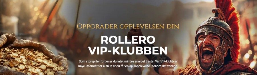 Rollero har en egen VIP-klubb som kan gi deg flere belønninger og fordeler