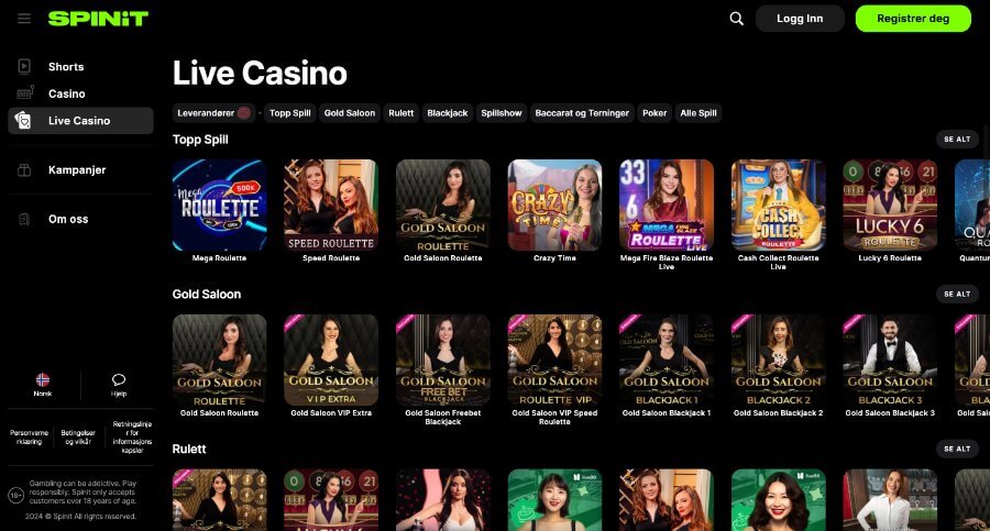 Spinit Live Casino 1