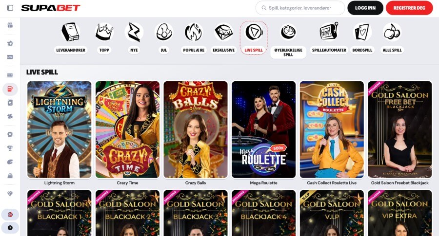 Supabet Live Casino